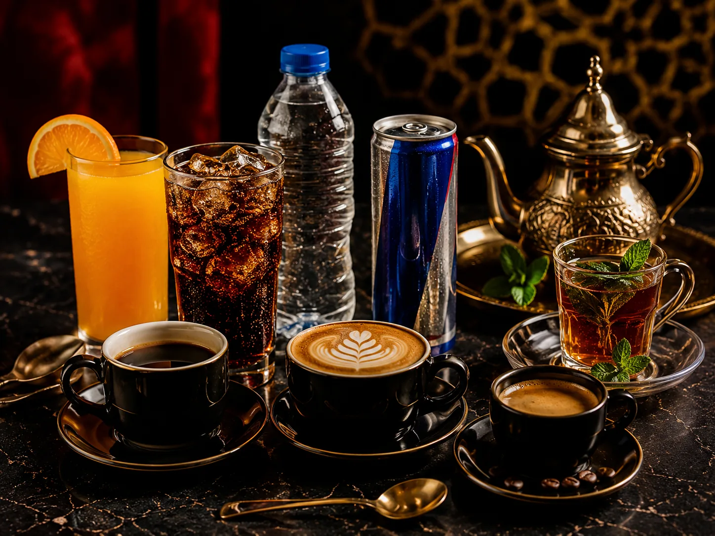 Boissons, cafés et thés