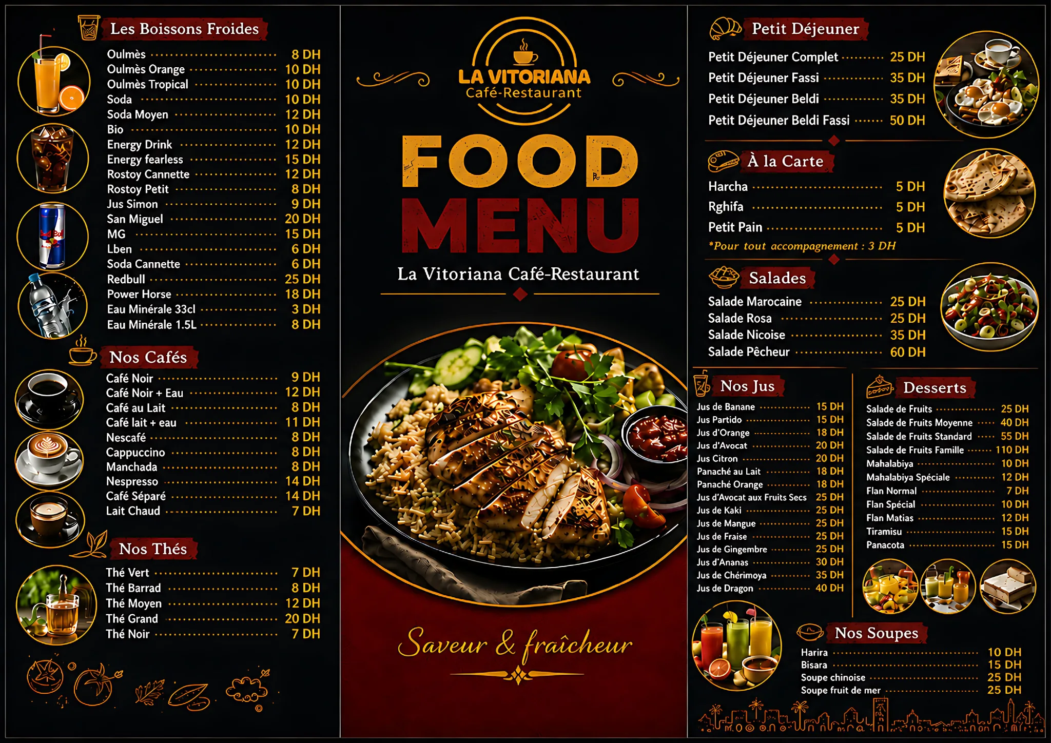 Menu original La Vitoriana page 1
